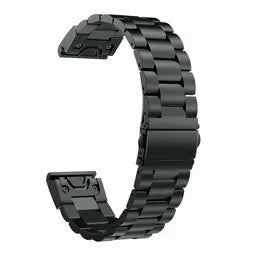 Steel Strap, black, without a watch, 3/4 front view
