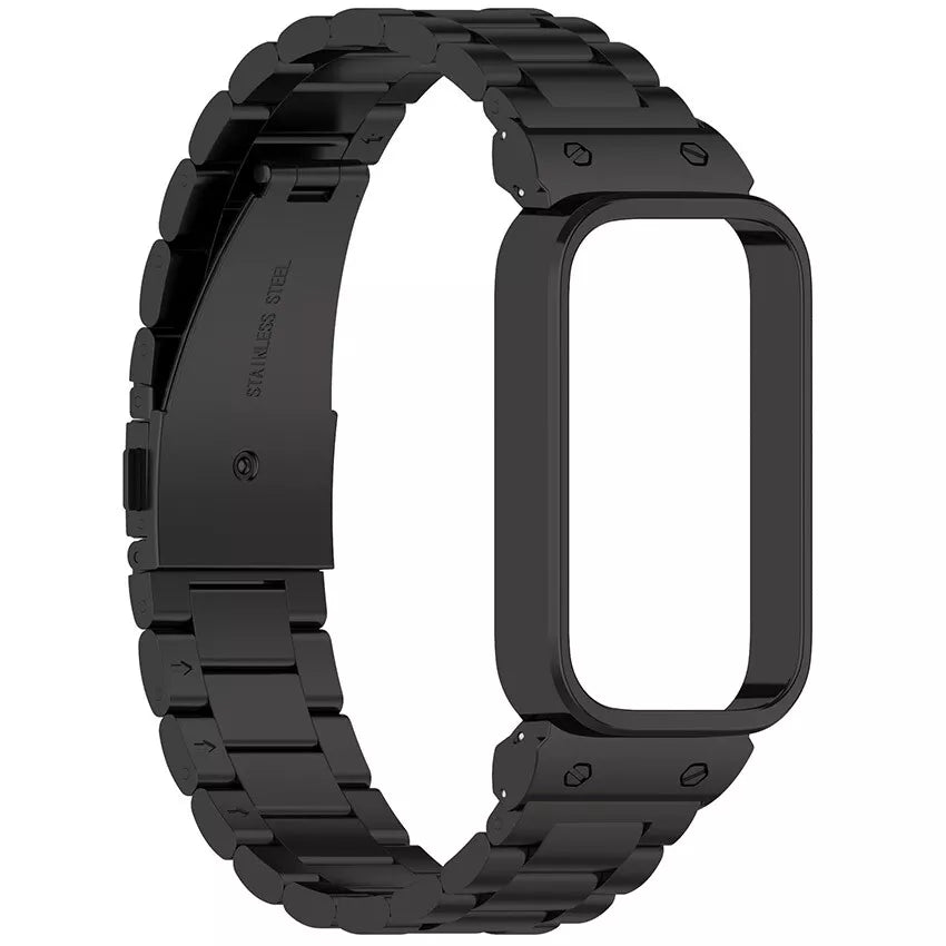 Correa acero Xiaomi Smart Band 9 Active (negra)