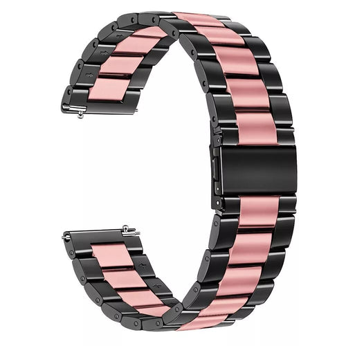 Correa acero Suunto 9 Peak Pro (negro/rosa)