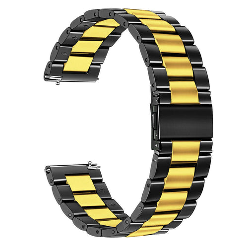 Correa acero Garmin Venu 4 - 45mm (negro/dorado)