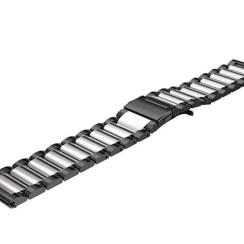 Correa acero Amazfit Bip 6 (negro/plata)