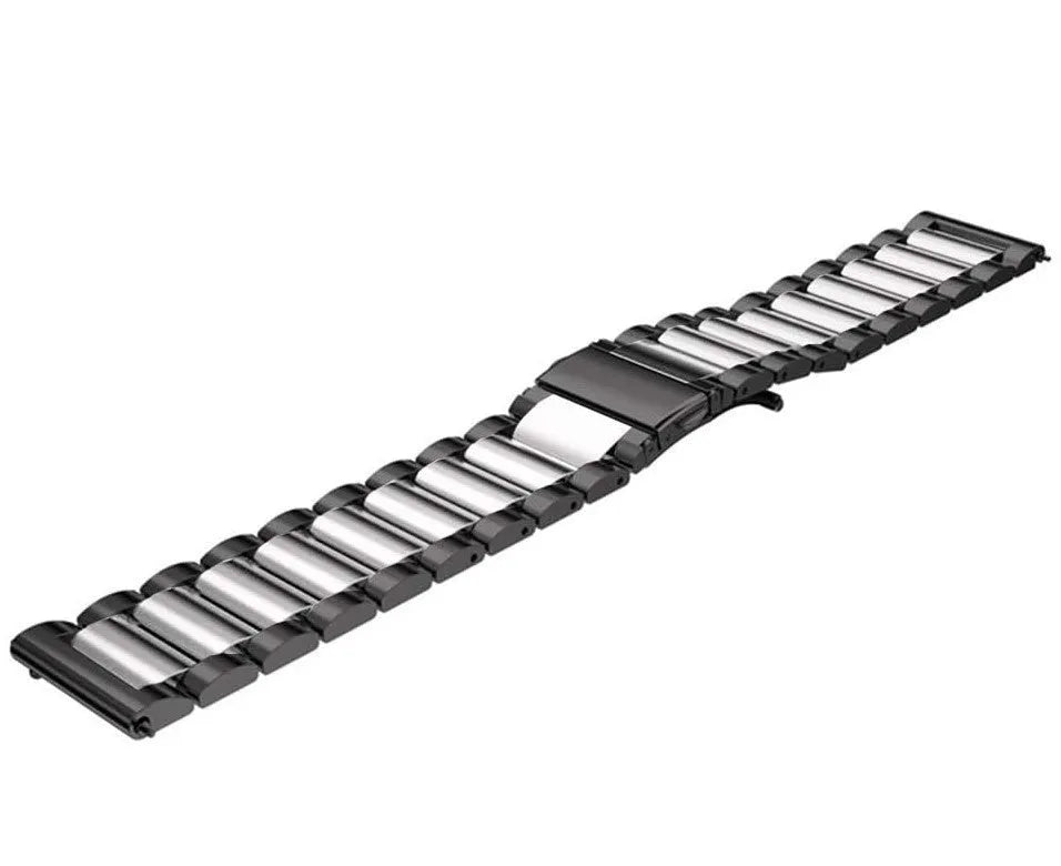 Correa acero Amazfit Bip 6 (negro/plata)