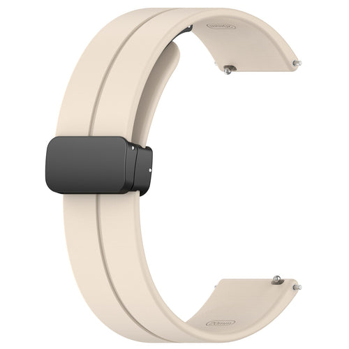 Withings ScanWatch 2 - 42mm D-Buckle Silicone Strap (Starlight)