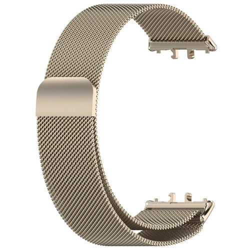 Milanese Strap, starlight, without a watch, 3/4 front view