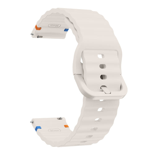 Huawei Watch GT 2 42mm Wave Silicone Bracelet (Starlight)