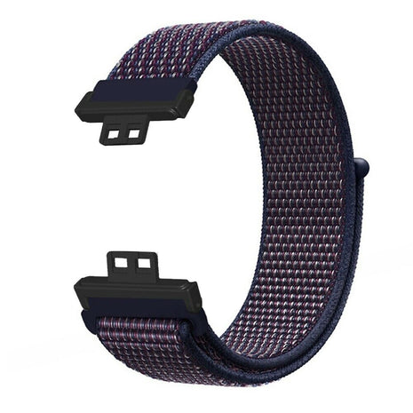 Correa nylon Huawei Watch Fit SE (indigo azul)