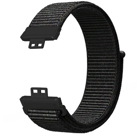 Correa nylon Huawei Watch Fit SE (negra)