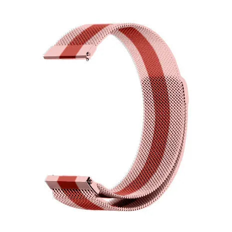 Milanese Strap, red/pink, without a watch, 3/4 front view
