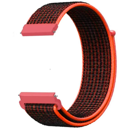 Correa nylon Coros Apex 2 Pro (negro/naranja)