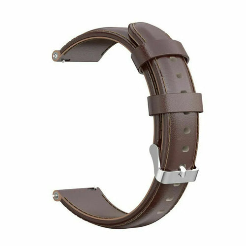 Leather Strap, brown, without a watch, 3/4 front view