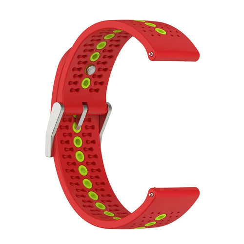 Suunto Race 2 Silicone Strap (Red/Green)