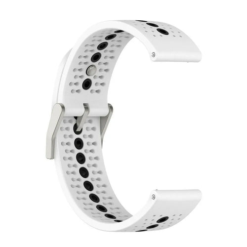 Correa silicona Suunto Race 2 (blanco/negro)