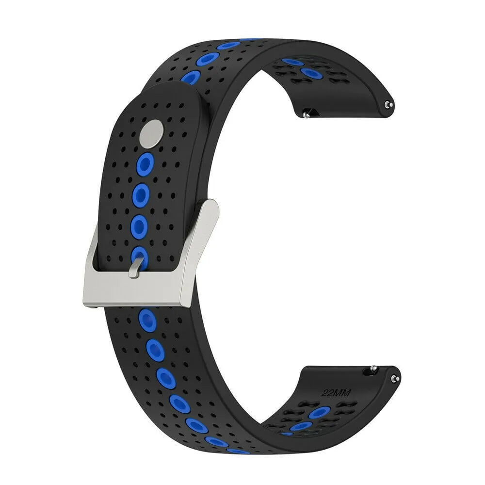 Correa silicona Suunto Race (S) (negra/azul)