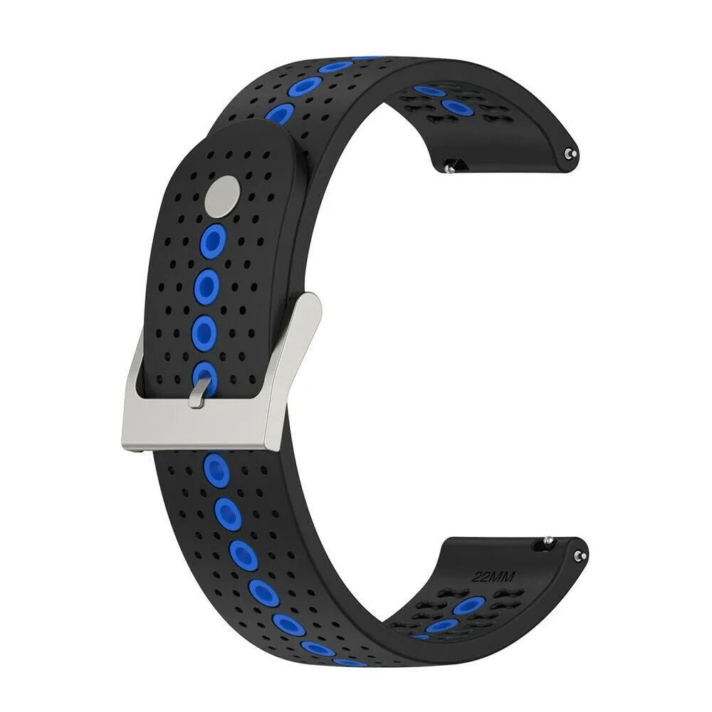 Suunto Race 2 Silicone Strap (Black/Blue)