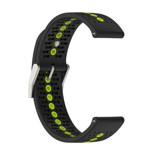 Correa silicona Suunto Race (S) (negra/amarillo)