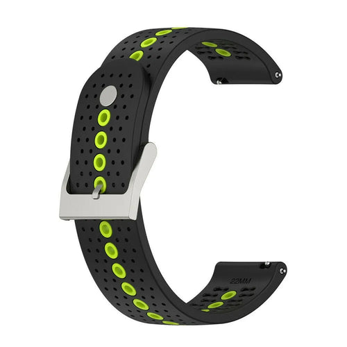 Correa silicona Suunto Race (S) (negra/amarillo)