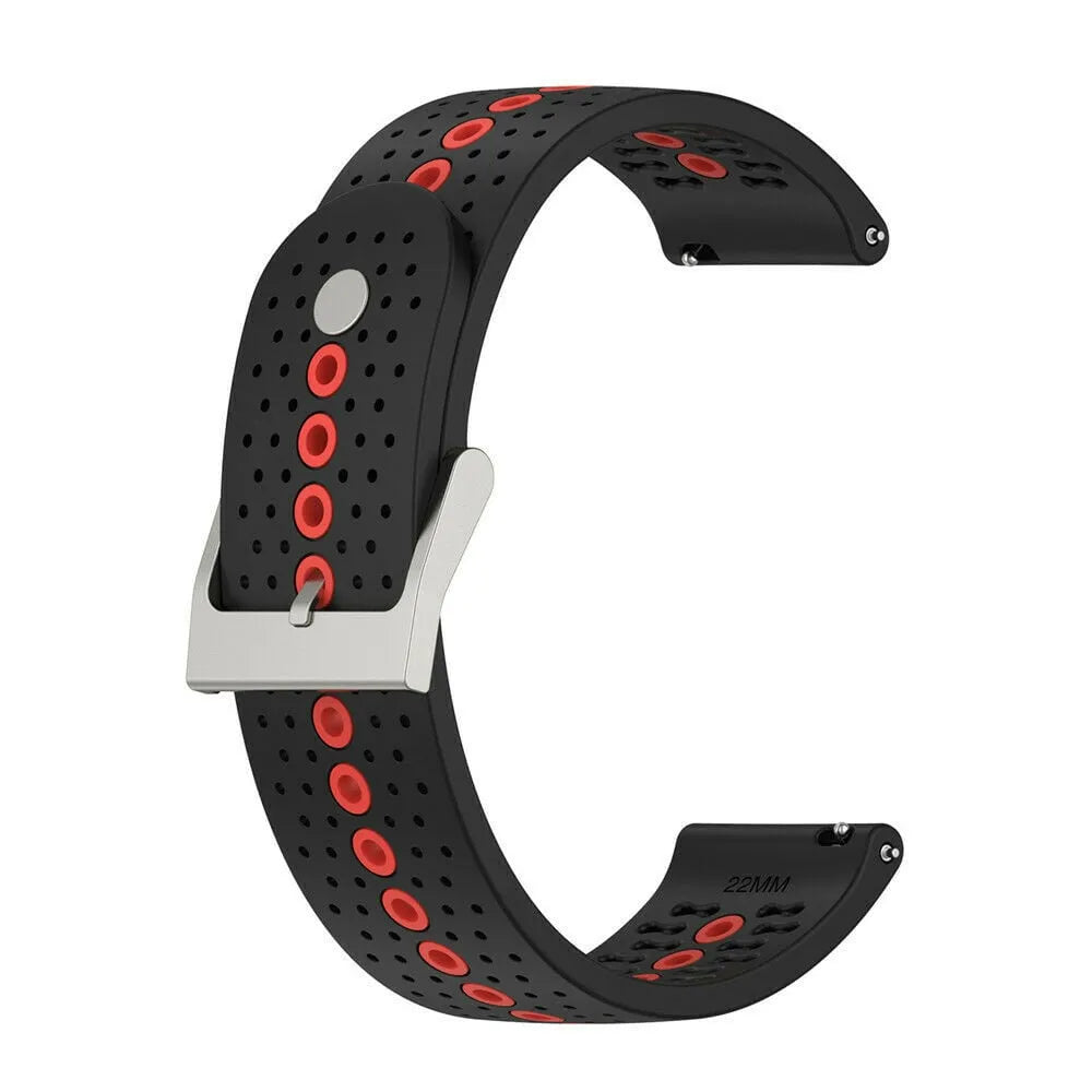 Correa silicona Suunto Race (S) (negra/rojo)