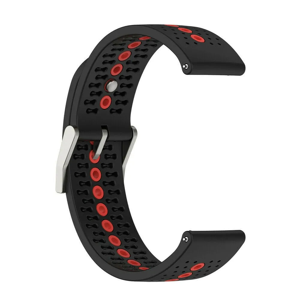 Correa silicona Suunto Race (S) (negra/rojo)