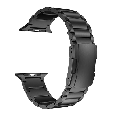 Titanium Strap, black, without a watch, 3/4 front view