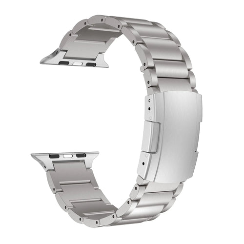 Titanium Strap, silver, without a watch, 3/4 front view