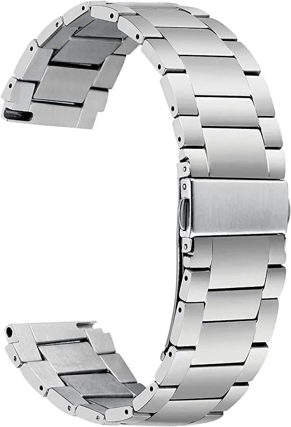 Titanium Strap, silver, without a watch, 3/4 front view