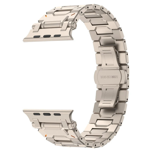 Explorer Steel Strap, titanium, without a watch, 3/4 front view