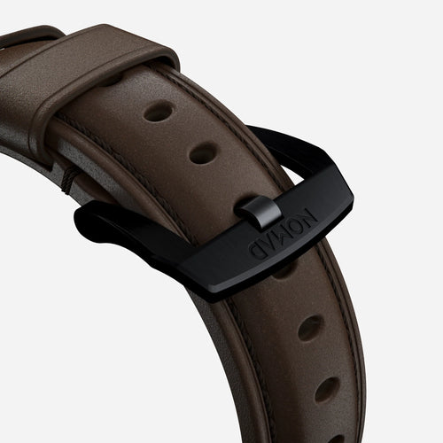 Nomad Correa cuero tradicional Apple Watch (marrón/negro)