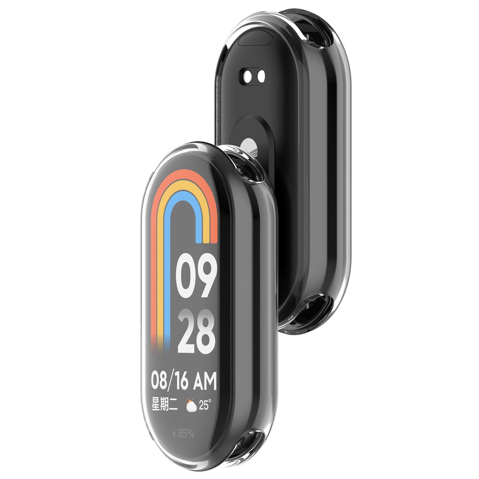 Funda TPU Xiaomi Smart Band 10 (transparente)