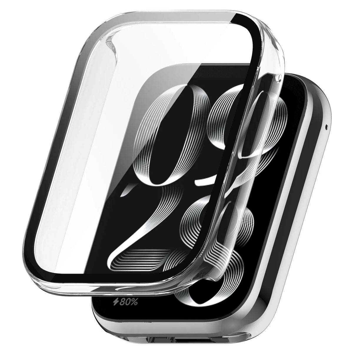 Xiaomi Smart Band 10 Pro Ceramic PC Case with Glass (Transparent)