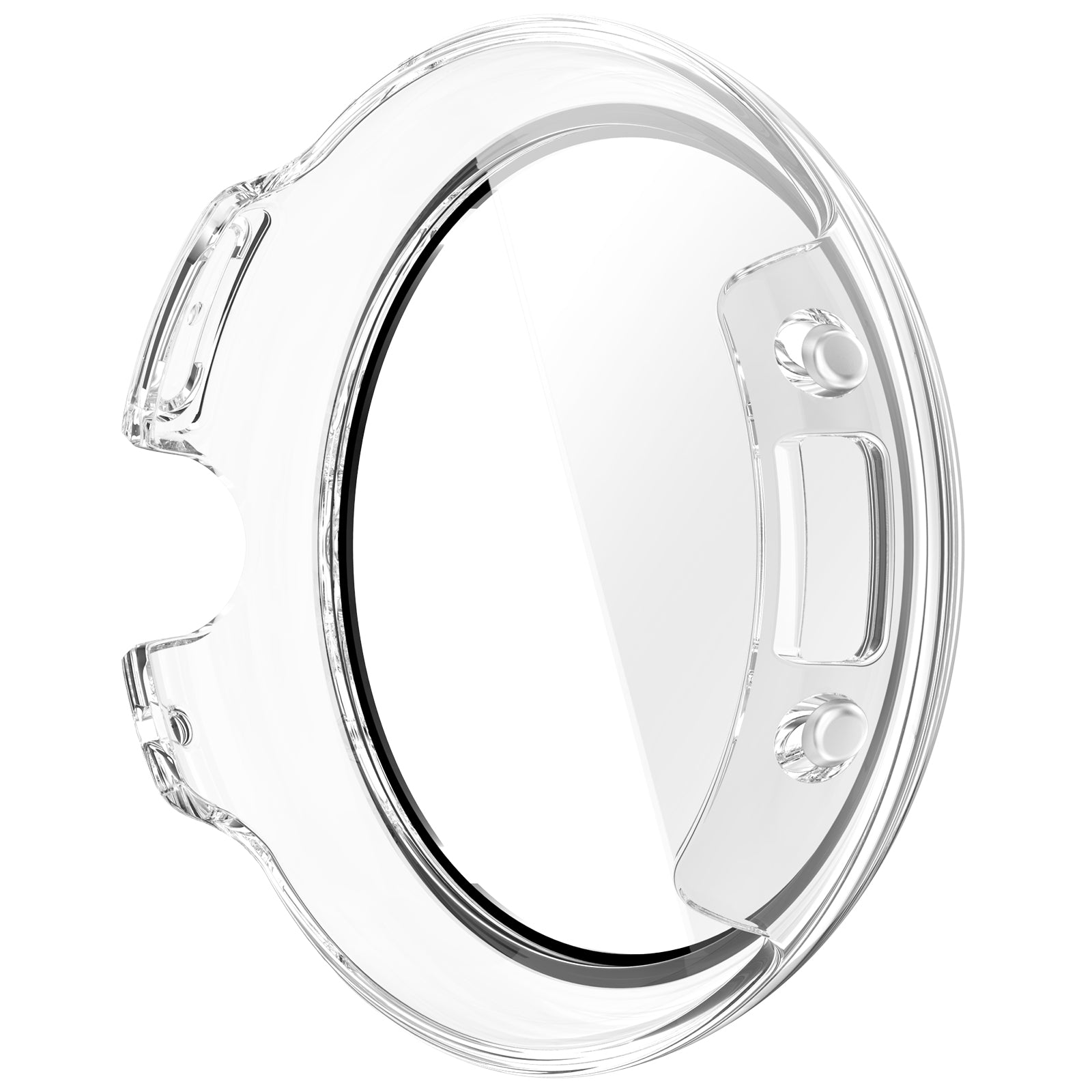 Funda resistente con vidrio Google Pixel Watch 4 - 45mm (transparente)