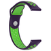 Watch Strap 22mm Sport - Quick Release (Purple/Green)