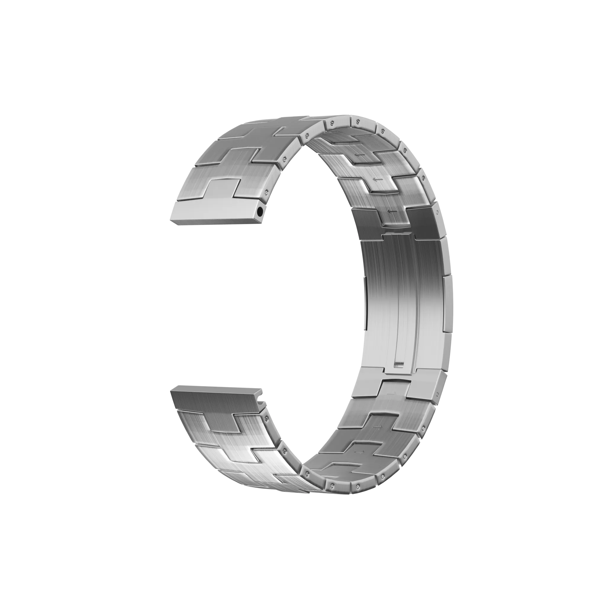 Amazfit Bip 6 Titanium Grain Strap (Flat Buckle) (Silver)