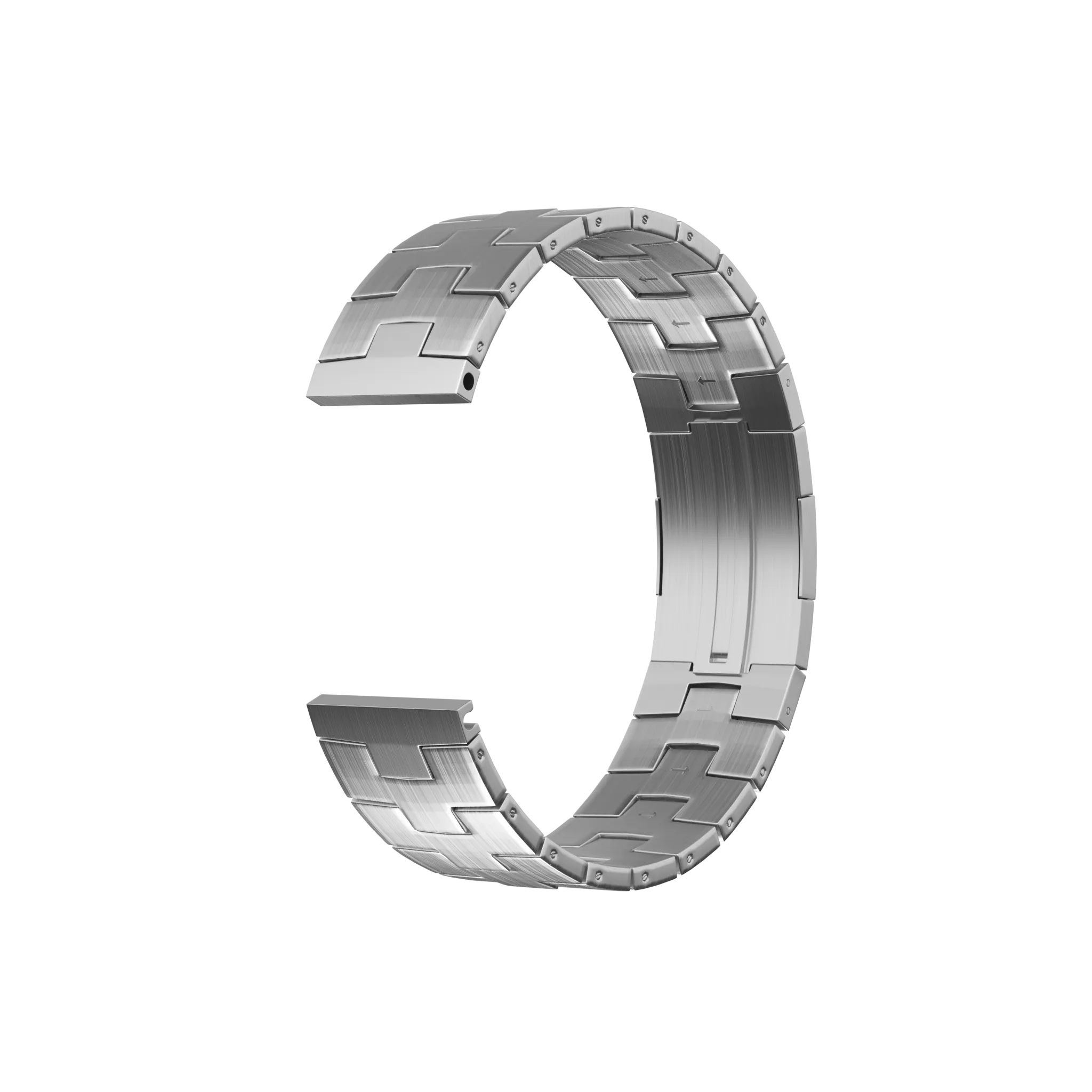 Amazfit Bip 6 Titanium Grain Strap (Flat Buckle) (Silver)