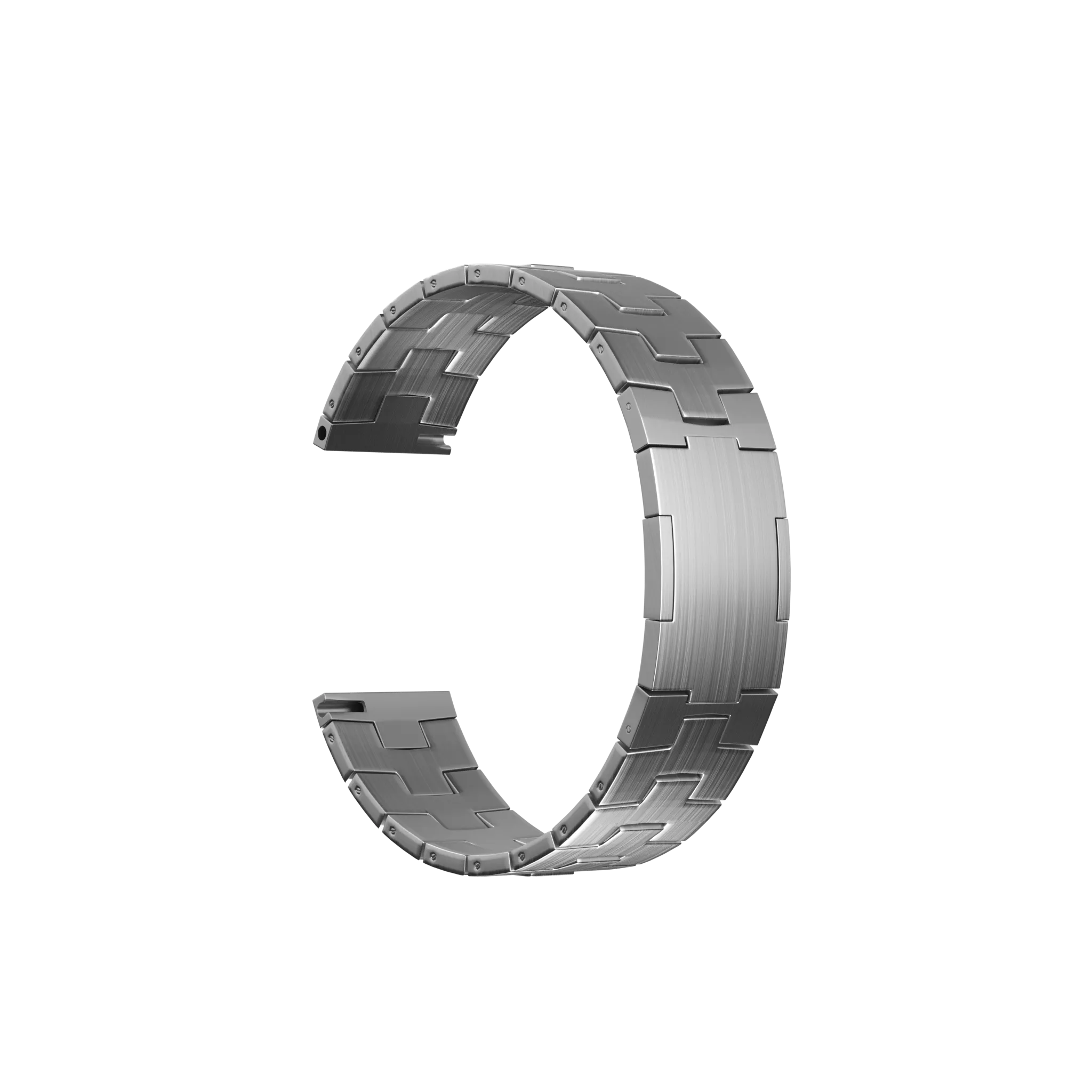 CMF Watch Pro 3 Titanium Grain Strap (Flat Buckle) (Silver)