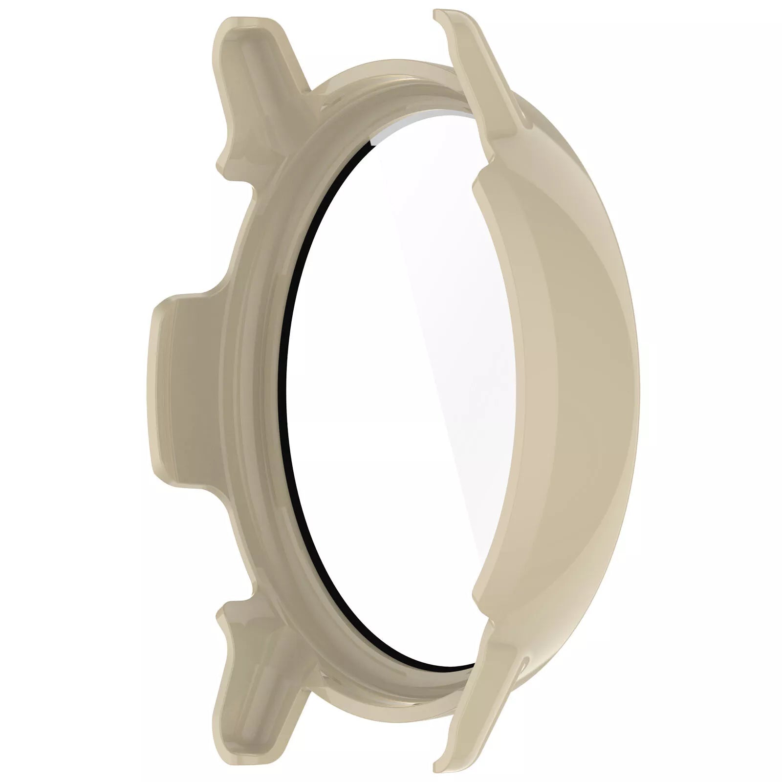 Funda rígida con vidrio Garmin Vivoactive 5 (beige)