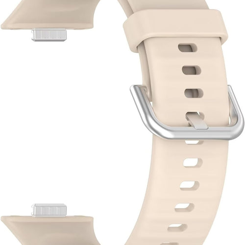 Correa silicona Huawei Watch Fit 4 (beige)