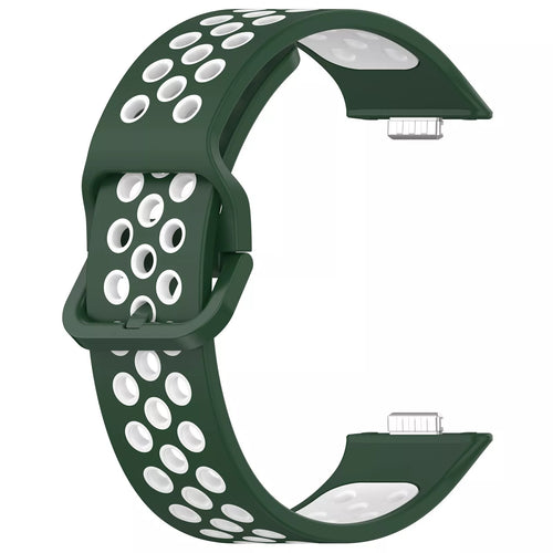 Huawei Watch Fit 5 Pro Sport Strap (Green/White)