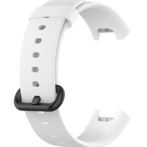 Silicone Strap, white, without a watch, 3/4 front view