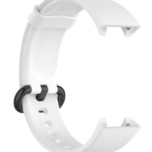 Silicone Strap, white, without a watch, 3/4 front view