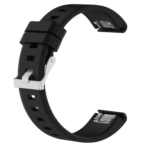 Correa silicona brillante Garmin Approach S70 - 42mm (negro)