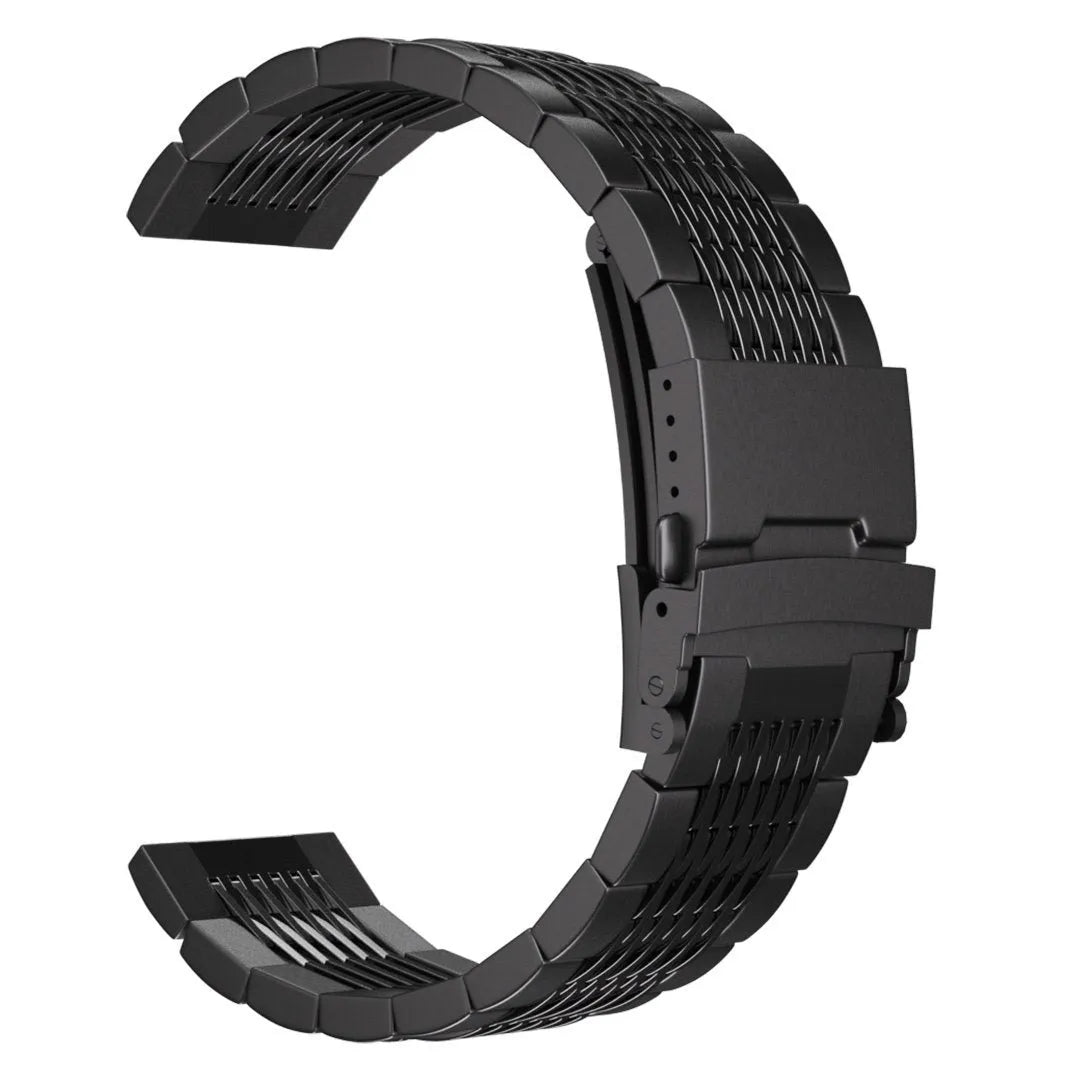 Coros Apex 42mm Premium Steel Link Strap (Black)
