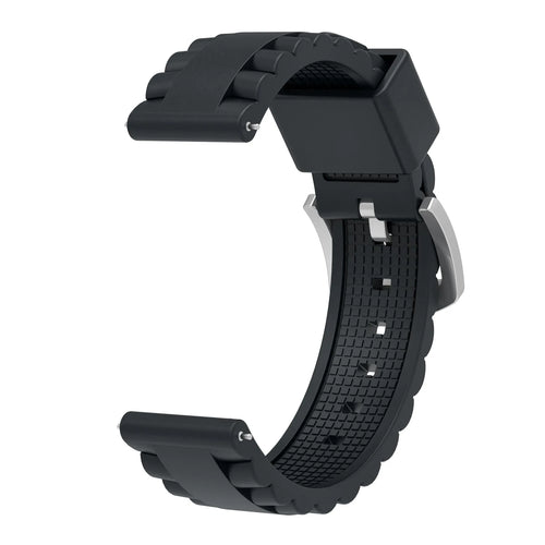 TicWatch Pro 5 Enduro Wave Silicone Strap (Black)