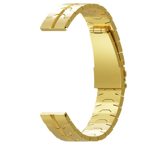 Steel Iron Strap, gold, without a watch, 3/4 rear view