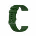 Correa reloj 18mm silicona - universal (verde oscuro)