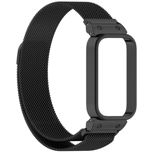 Correa milanesa Xiaomi Smart Band 9 Active (negra)