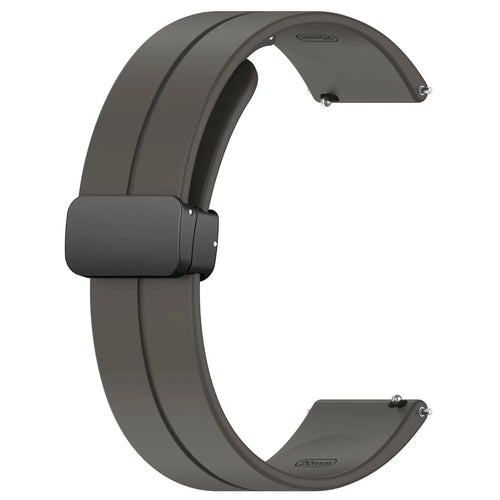 Amazfit Active D-Buckle Silicone Strap (Dark Grey)