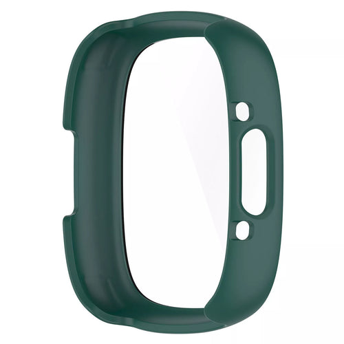 Funda rígida con vidrio Fitbit Versa 4 / Sense 2 (verde)