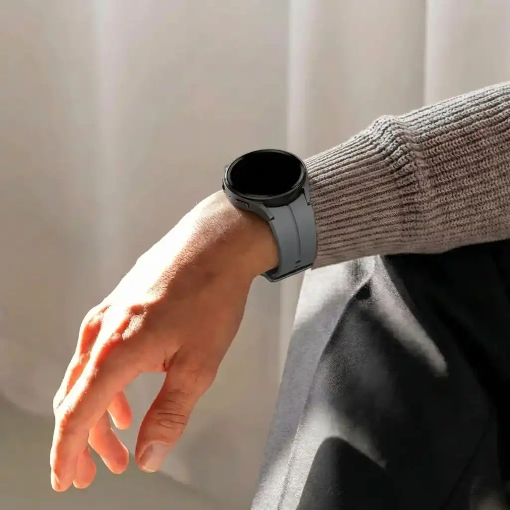 Bandz Samsung Galaxy Watch 5 40mm Silicone Strap 'Extreme' (Dark Gray)