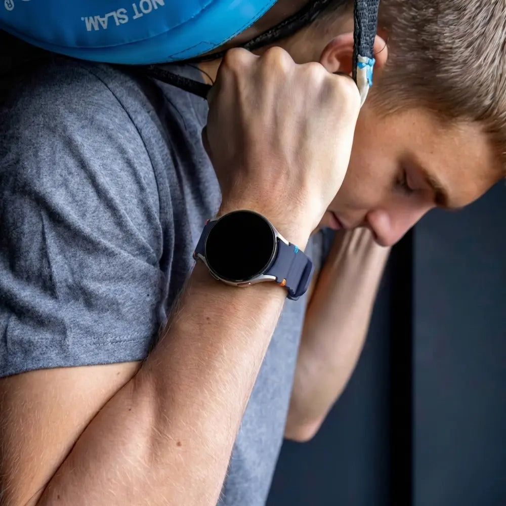 Bandz Correa Wave 'Easy Fit' Samsung Galaxy Watch 7 - 44mm (azul oscuro)