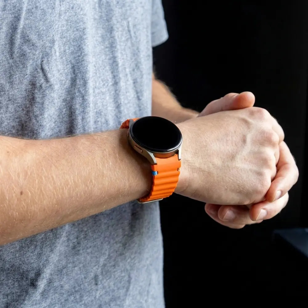Bandz Correa Wave 'Easy Fit' Samsung Galaxy Watch 7 - 44mm (naranja)